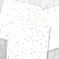 Pastel Sprinkles Digital Paper - The Digital Download Shop