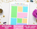 Personal Organizer Daily Planner Printable