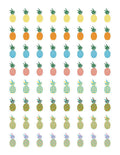 Pineapple Printable Planner Stickers