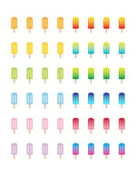 Popsicle Printable Planner Stickers - The Digital Download Shop