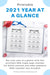 2021 + 2020 Year at a Glance Printable