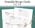 Recipe Card Printable