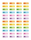 Rent Due Printable Planner Stickers