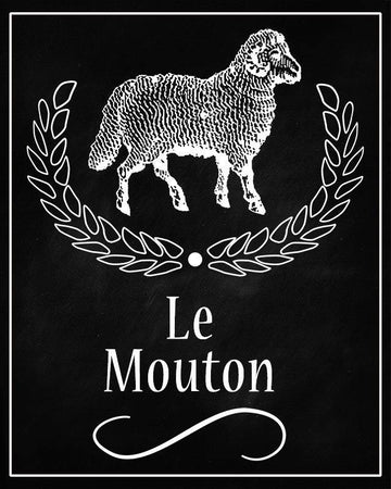 Sheep Le Mouton Chalkboard Printable Wall Art