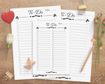 To Do Page Printable - The Digital Download Shop