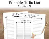 To Do Page Printable - The Digital Download Shop