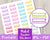 Weekly Habit Tracker Printable Planner Stickers - The Digital Download Shop
